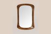 Miniature Arty dark wood mirror 1