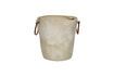 Miniature Ascoli beige stoneware ice bucket 1