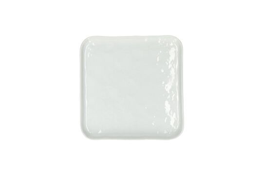 Assiette à dessert en porcelaine blanche L20