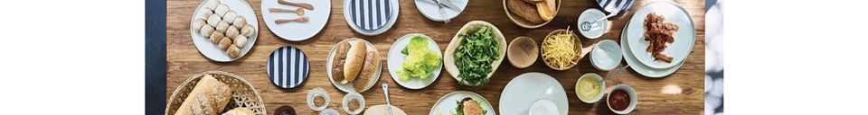 Mise en avant matière Assiette à dîner Vasselin