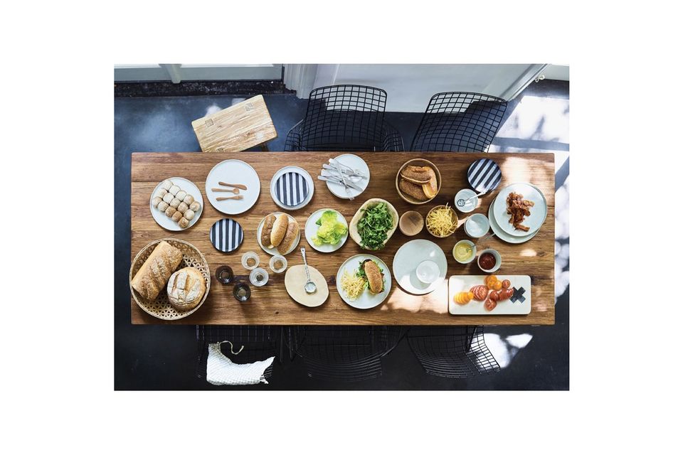Une assiette pratique au look vintage