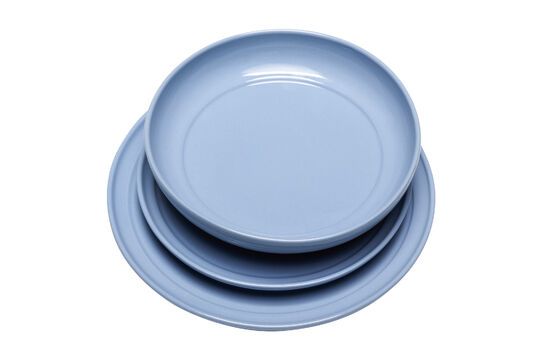 Assiette à pain en céramique bleu clair Amare Détouré
