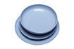 Miniature Assiette à pain en céramique bleu clair Amare 1