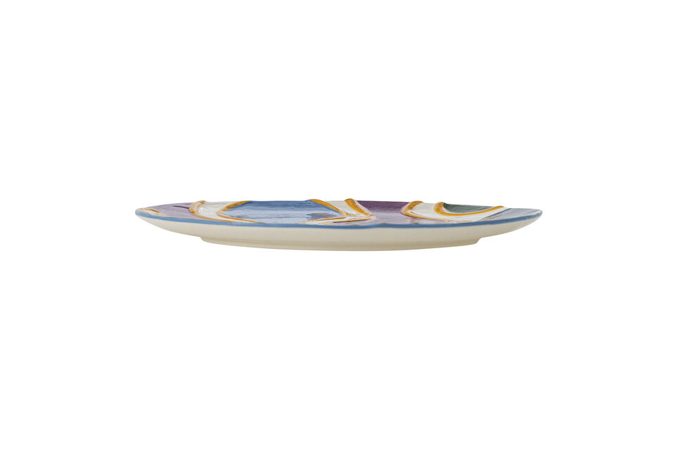 La Assiette Salacia de Bloomingville est un set de quatre assiettes en grès