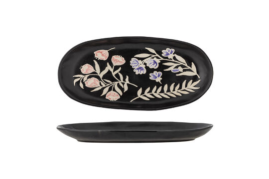 Voir la fiche produit assiette de service 41x19,5 cm en grès multicolore Amberly Assiette de service 41x19,5 cm en grès multicolore Amberly