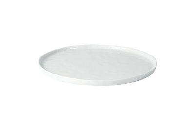 Assiette plate en porcelaine blanche Ø27 cm Porcelino