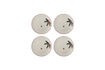 Miniature Assiettes (lot de 4) en grès naturel Jovida 1