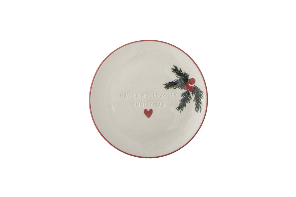 L’Assiette Jovida de Bloomingville est un set de quatre assiettes en grès beige