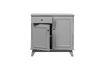 Miniaturansicht Aufbewahrungsschrank Kiefer Clay Grau LILY 5