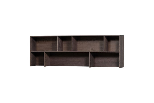 Aufsatzschrank 200cm Eschenfurnier Espresso New Gravure ohne jede Grenze