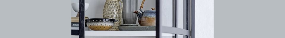 Benadrukte materialen Aura porseleinen theepot