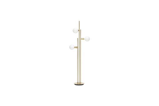 Balance staande lamp in goud metaal