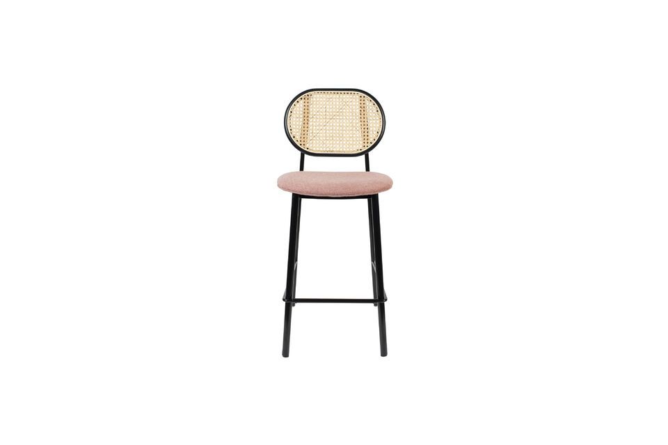 De zachtroze kleur voegt een subtiel vleugje kleur toe, perfect om elk interieur op te fleuren
