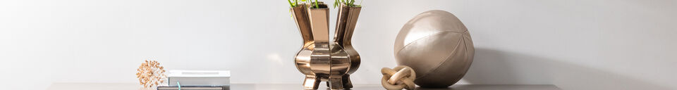Material Details Ball Cushion Large Metallic Copper RODEO