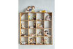 Miniatura Bambole set da 6 in cotone e lino multicolore Animal friends 2