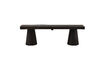 Miniature Banc 150 cm bois de manguier noir Clyde 4