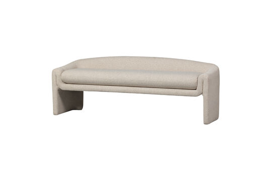 Voir la fiche produit banc 160 cm Tissu Beige Zone Banc 160 cm Tissu Beige Zone