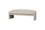 Miniature Banc 160 cm Tissu Beige Zone Détouré