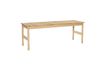 Miniature Banc 2 places en bois beige Nomade 1