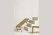 Miniature Banc 2 places en bois beige Nomade 5