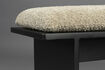 Miniature Banc 2 places en Hévéa brun Shiho 2