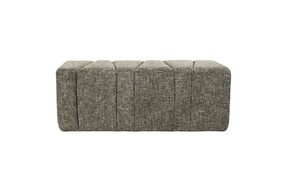 Banc 2 places en tissu vert Dance White Label