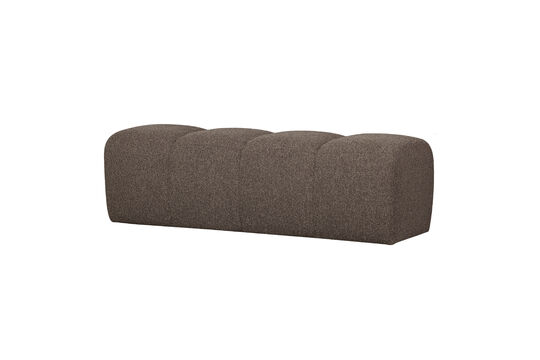 Voir la fiche produit banc à manger 164 cm bouclé marron chiné MOJO Banc à manger 164 cm bouclé marron chiné MOJO