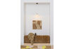 Miniature Banc à manger 164 cm tissu côtelé jaune miel Mojo 2