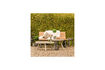 Miniature Banc de jardin 132 cm bois d'ayous et métal naturel Banco 2
