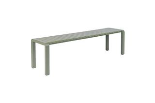 Banc de jardin 175 cm en aluminium vert Vondel