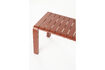 Miniature Banc de jardin 175x45 cm en aluminium rouge Vondel 4