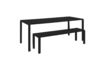 Miniature Banc de jardin en aluminium noir Vondel 5