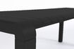 Miniature Banc de jardin en aluminium noir Vondel 7