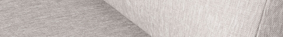 Mise en avant matière Banc de salle à manger 100 cm Tissu gris clair COUPLE