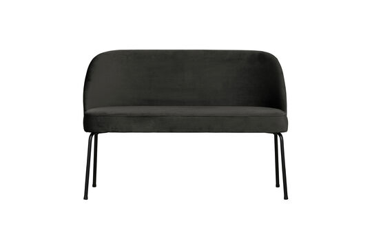 Voir la fiche produit banc de salle à manger 120 cm velours noir Vogue Banc de salle à manger 120 cm velours noir Vogue