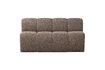Miniature Banc de salle à manger 164 cm avec dossier bouclé mélange brun MOJO 4