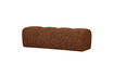 Miniature Banc de salle à manger 164 cm bouclé brun rouille mélangé MOJO 1
