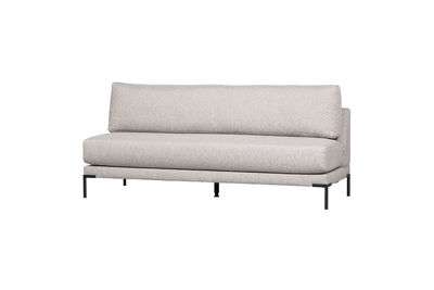 Banc de salle à manger 200 cm Tissu Gris Clair COUPLE