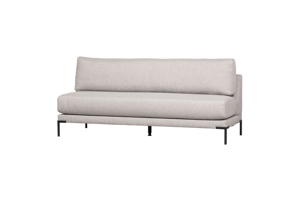 Banc de salle à manger 200 cm Tissu Gris Clair COUPLE Vtwonen