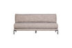 Miniature Banc de salle à manger 200 cm Tissu Naturel Couple 2