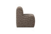 Miniature Banc de salle à manger avec dossier 84 cm bouclé mélange brun Mojo 5