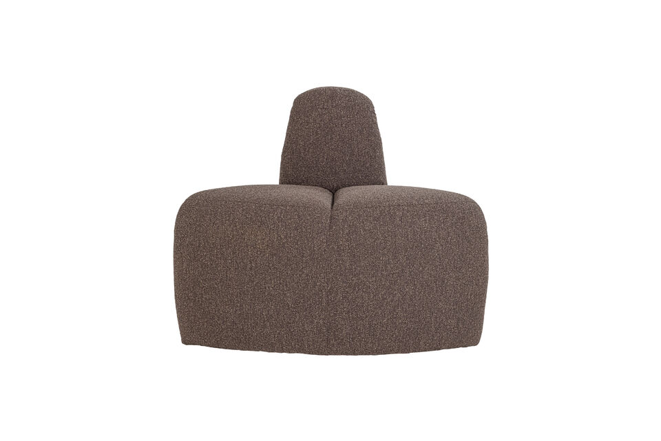 Surpiq&ucirc;res verticales ludiques Tissu boucl&eacute; luxueux Possibilit&eacute;s infinies de