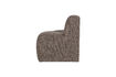 Miniature Banc de salle à manger d'angle arrondi bouclé marron Mojo 4