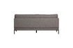 Miniature Banc de salle à manger élément 200 cm tissu gris Couple 4
