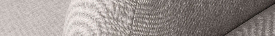 Mise en avant matière Banc de salle à manger élément d'angle gauche gris clair Couple