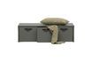 Miniature Banc en bois avec casier gris Stage 6