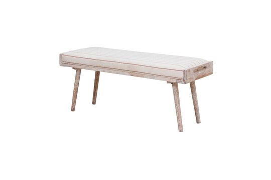 Banc en bois blanc Hendaye