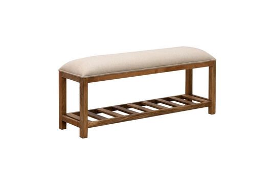 Banc en bois clair Hermine Détouré