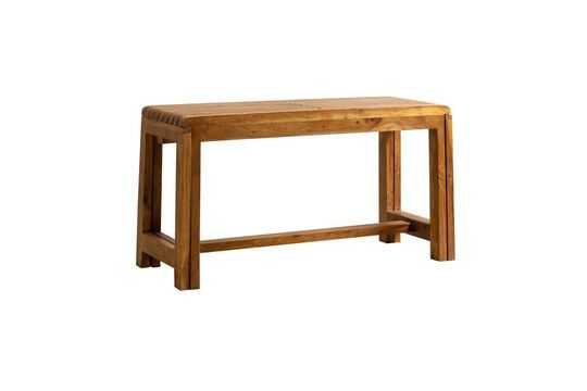 Banc en bois foncé Extensible