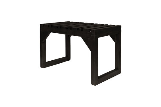 Banc en bois noir Jakub